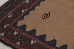Vintage Sofreh Persian Kilim, Square Rug with Open Field | Area Rug in Rugs by Rug and Kilim