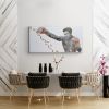 Muhammad Ali is forever | Oil And Acrylic Painting in Paintings by Virginie SCHROEDER. Item composed of canvas and synthetic in minimalism or contemporary style