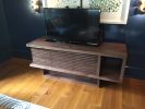 Hidden TV Credenza | Storage by Jeff Spugnardi Woodworking. Item made of wood