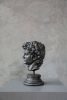 David Bust Painted in Black with Compressed Marble Powder | Sculptures by LAGU. Item composed of marble