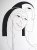 The Quiet Disruption — Minimalist Abstract Drawing | Drawings by Hildegarde Handsaeme. Item made of paper works with minimalism & contemporary style