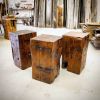 Reclaimed Barn Beam Cube | Bench in Benches & Ottomans by Barnboardstore. Item composed of wood in country & farmhouse or rustic style