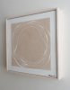 Lagoon - White | Oil And Acrylic Painting in Paintings by Stef Shock. Item made of canvas works with boho & mid century modern style