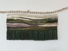 Into The Forest woven wall hanging | Macrame Wall Hanging in Wall Hangings by Little Larch Studio. Item made of cotton with fiber