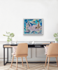 Peace | Oil And Acrylic Painting in Paintings by Jacob von Sternberg Large Abstracts. Item composed of canvas and synthetic