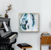 Adrift 1 🔴 | Oil And Acrylic Painting in Paintings by Darlene Watson Abstract Artist. Item composed of canvas & synthetic