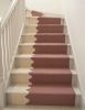 Handwoven Rose & Ivory Woolen Runner Rug | Rugs by Evergreen Carpets. Item composed of wool in boho or minimalism style