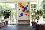 Analogous Round/ Elle | Wall Sculpture in Wall Hangings by April Wagner, epiphany studios. Item composed of glass