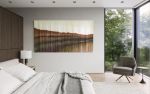 Neutral Browns Beige Modern Boho Fiber Art KIMBERLEY TAN | Tapestry in Wall Hangings by Wallflowers Hanging Art. Item composed of fiber compatible with boho and mid century modern style