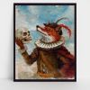 Poor Yorick-Augmented Reality Interactive Print | Prints by Magic Mirror Gallery