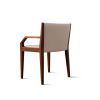 Armchair in Exotic Wood & Leather by Costantini, Giovanni | Chairs by Costantini Design. Item made of wood