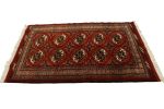 Red Tribal 3X5 Turkoman Persian Rug | Area Rug in Rugs by Magic Rugs. Item made of wool