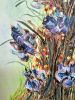 wild flowers 3 | Oil And Acrylic Painting in Paintings by Olena K. Item composed of paper in contemporary or modern style