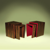 I Set of Bedside Tables | Tables by Luisa Peixoto Design. Item composed of wood in contemporary or modern style