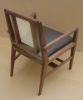 Walnut Dining Chair With Arms | Chairs by CraftsmansLife: Donald DiMauro Woodwork & Design. Item made of walnut with leather