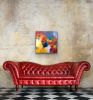It Was a Dark and Stormy Night | Oil And Acrylic Painting in Paintings by Pamela K Beer Contemporary Fine Art. Item made of wood with synthetic