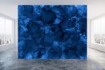 Sapphire Wallpaper Mural | Wall Treatments by MELISSA RENEE fieryfordeepblue  Art & Design. Item made of paper