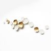 Large contemporary ceramic wall art set 15 Grace flowers | Wall Sculpture in Wall Hangings by Elizabeth Prince Ceramics. Item made of ceramic works with minimalism & contemporary style