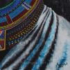 Beauty in the beads | Oil And Acrylic Painting in Paintings by Mwenye painter | Private Residence in Worcester. Item composed of canvas and synthetic