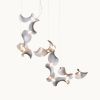 Dune 12 Spiral Pendant Light | Chandeliers by MOSS Objects. Item made of metal works with contemporary & japandi style