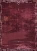 Rug Roma Amaranto hand-knotted silk burgundy color | Area Rug in Rugs by Atelier Tapis Rouge. Item composed of wool in art deco or modern style