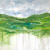 SOLD 'HiGHLANDS' original landscape painting by Linnea Heide | Oil And Acrylic Painting in Paintings by Linnea Heide contemporary fine art. Item composed of canvas and synthetic