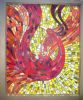 Stained glass mosaic window treatments | Art & Wall Decor by JK Mosaic, LLC. Item made of glass