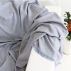 Boro Blue Soft Handwoven Merino Throw | Linens & Bedding by Studio Variously. Item made of wool works with coastal & modern style