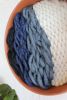 River - Terracotta & Fiber Wall Sculpture | Tapestry in Wall Hangings by Keyaiira | leather + fiber | Reveal Hair Studio in Santa Rosa. Item made of wool & stoneware