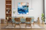 Seascape | Oil And Acrylic Painting in Paintings by Simona Gocan. Item composed of canvas in contemporary style