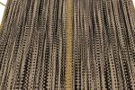 Rug & Kilim's Accent Kilim, Beige-Black Textural Stripes | Area Rug in Rugs by Rug and Kilim