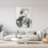 Eventually Everything Connects - Fine Art Print | Prints by Christa. Item made of canvas with paper works with minimalism & contemporary style