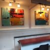 Glasses Boat "Raise a Glass" | Mixed Media by Mark Andrew Allen. Item made of synthetic