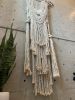 Bespoke layered boho macrame | Macrame Wall Hanging in Wall Hangings by LoveCraft Collective. Item made of wood with fabric