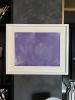 Peony Violet flower | Mixed Media by IRENA TONE. Item in minimalism or eclectic & maximalism style