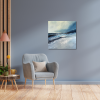 Windward - Moody seascape painting on canvas | Oil And Acrylic Painting in Paintings by Filomena Booth Fine Art. Item made of canvas works with contemporary & coastal style