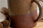 Handmade Brown-Terracotta Natla | Mug in Drinkware by ShellyClayspot. Item made of stoneware