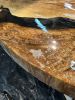 Maple/Epoxy pour Coffee Table. | Tables by Great Lakes Custom Furniture. Item composed of maple wood and metal in mid century modern or rustic style