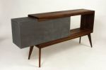 Mignun High | Console Table in Tables by Curly Woods. Item made of oak wood works with mid century modern style