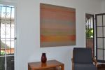 Swim | Oil And Acrylic Painting in Paintings by Lauren Adams Thomas. Item made of canvas works with minimalism & mid century modern style