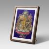 Bespoke Lost-Wax Bronze Sculpture Vaishravana Desktop Art | Ornament in Decorative Objects by Dynasty Artisan. Item made of wood & brass compatible with eclectic & maximalism and asian style