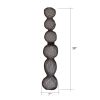 Steel Wire Mesh Hanging Sculpture #21 | Sculptures by Anne Lindsay Studio. Item made of steel & ceramic compatible with contemporary and industrial style