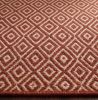Handwoven Woolen Red Runner Rug | Rugs by Evergreen Carpets. Item made of wool works with boho & minimalism style