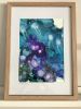 Underwater Ink II | Oil And Acrylic Painting in Paintings by Virginia Burke. Item made of canvas