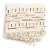 Unah Brown Fully Hand Embroidered Throw | Blanket in Linens & Bedding by Studio Variously. Item made of cotton