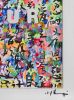 AMOUR III - original painting | Mixed Media in Paintings by Xiaoyang Galas. Item composed of wood in contemporary or asian style
