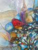 Kaleidoscope 3: Vibrant Floral Harmony, acrylic on canvas | Oil And Acrylic Painting in Paintings by Lena Kolambet. Item composed of canvas compatible with contemporary style