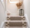 Handwoven Woolen Gray Runner Rug | Rugs by Evergreen Carpets. Item composed of wool in boho or minimalism style