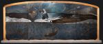 Seal Moon Rising | Engraving in Art & Wall Decor by Jeffrey H Dean | Yukon-Kuskokwim Delta Regional Hospital- Emergency Room in Bethel. Item composed of steel