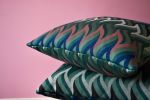 FIBONACCI LARGE SQUARE CUSHION IN WOOL | Pillows by Knapp Textiles